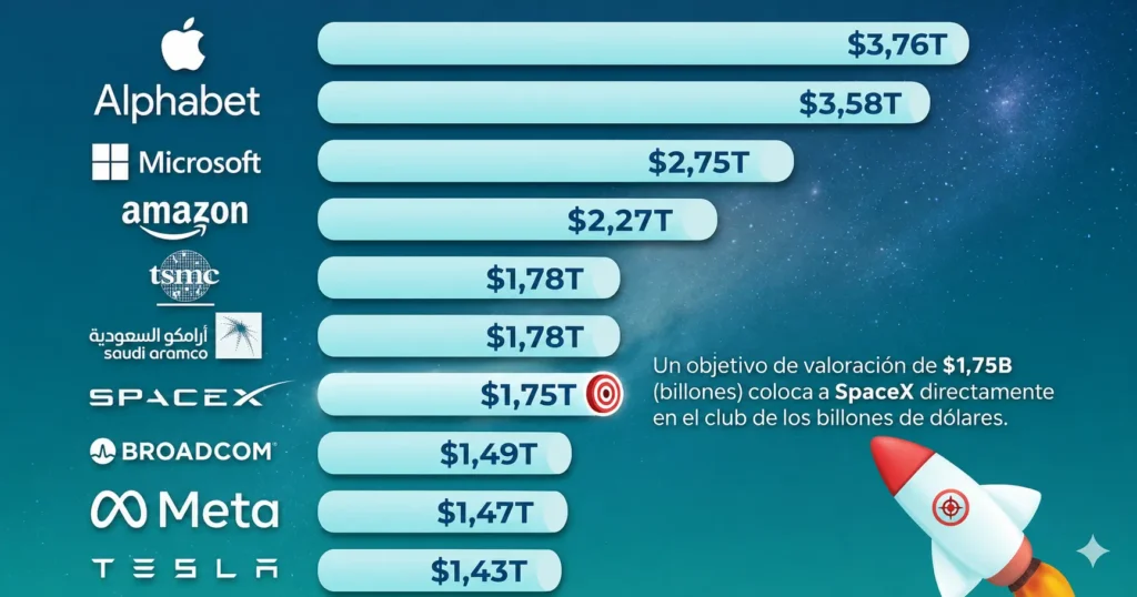 Valoracion Potencial de SpaceX